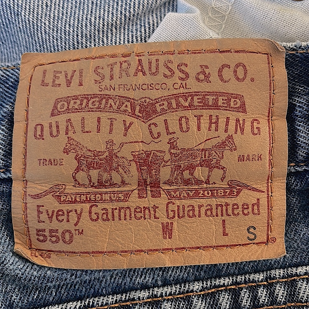 VTG 90’s Levi’s 550 High Waisted Jeans: Size 12 - Picture 7 of 7